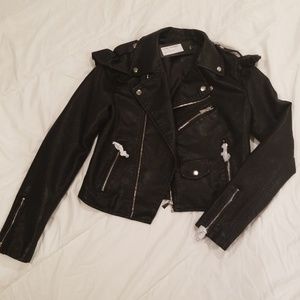Nasty Gal Elena Vegan Moto Jacket